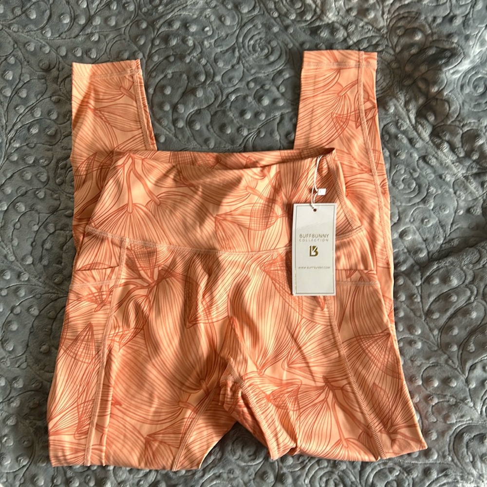 Buffbunny Limitless Leggings (S) Citrus Peach